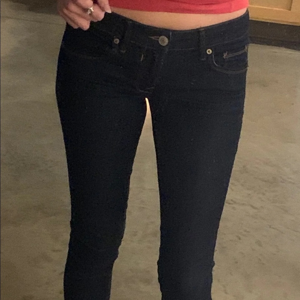 Express dark denim jeggings